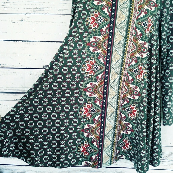 Keyhole Tunic Lotus Boho Mini Derek Heart - Picture 5 of 8